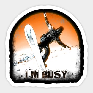 snowboarder Sticker